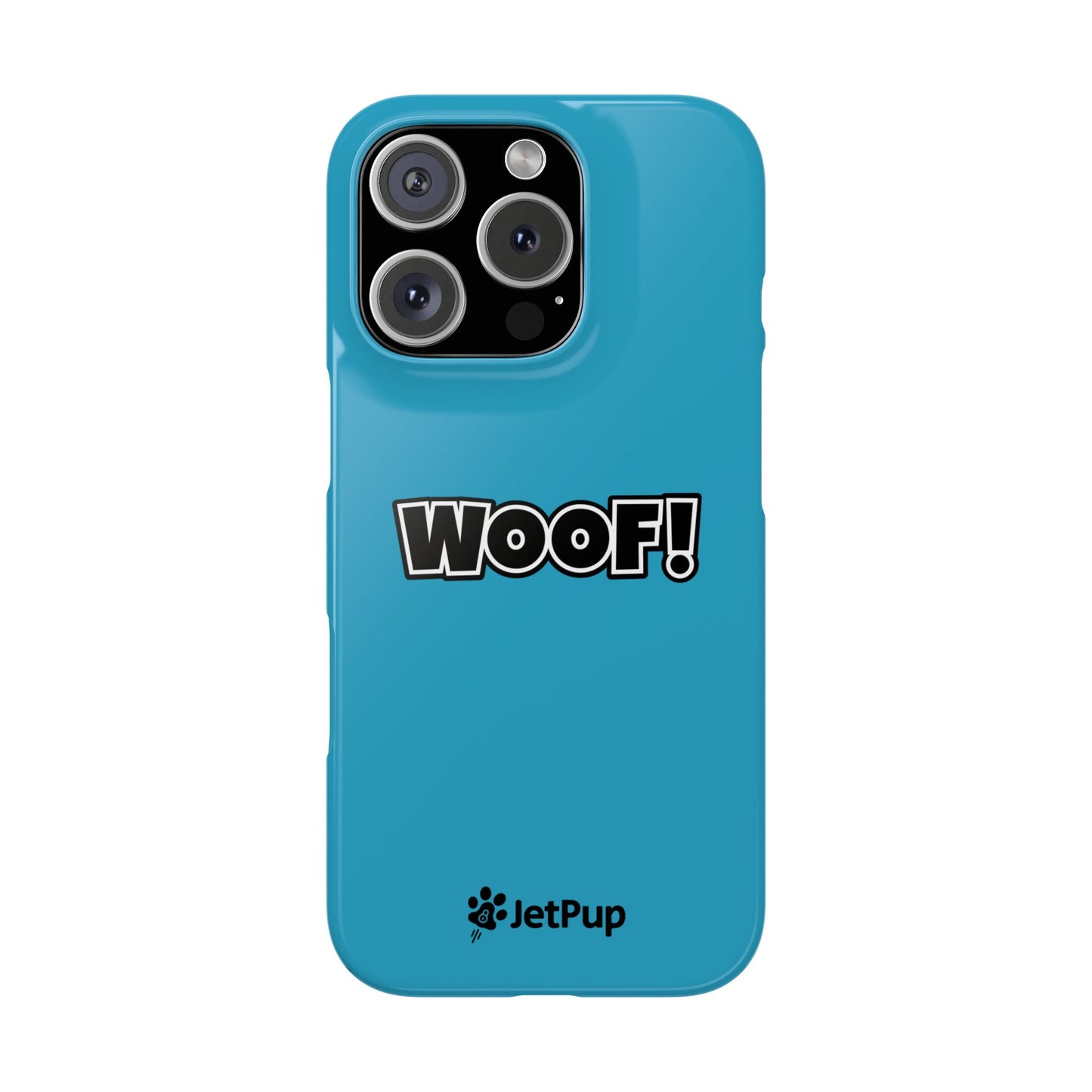 Woof Slim iPhone Cases -Turquoise