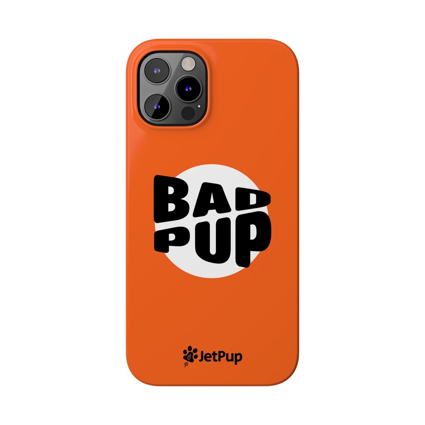 Bad Pup Slim iPhone Cases - Orange