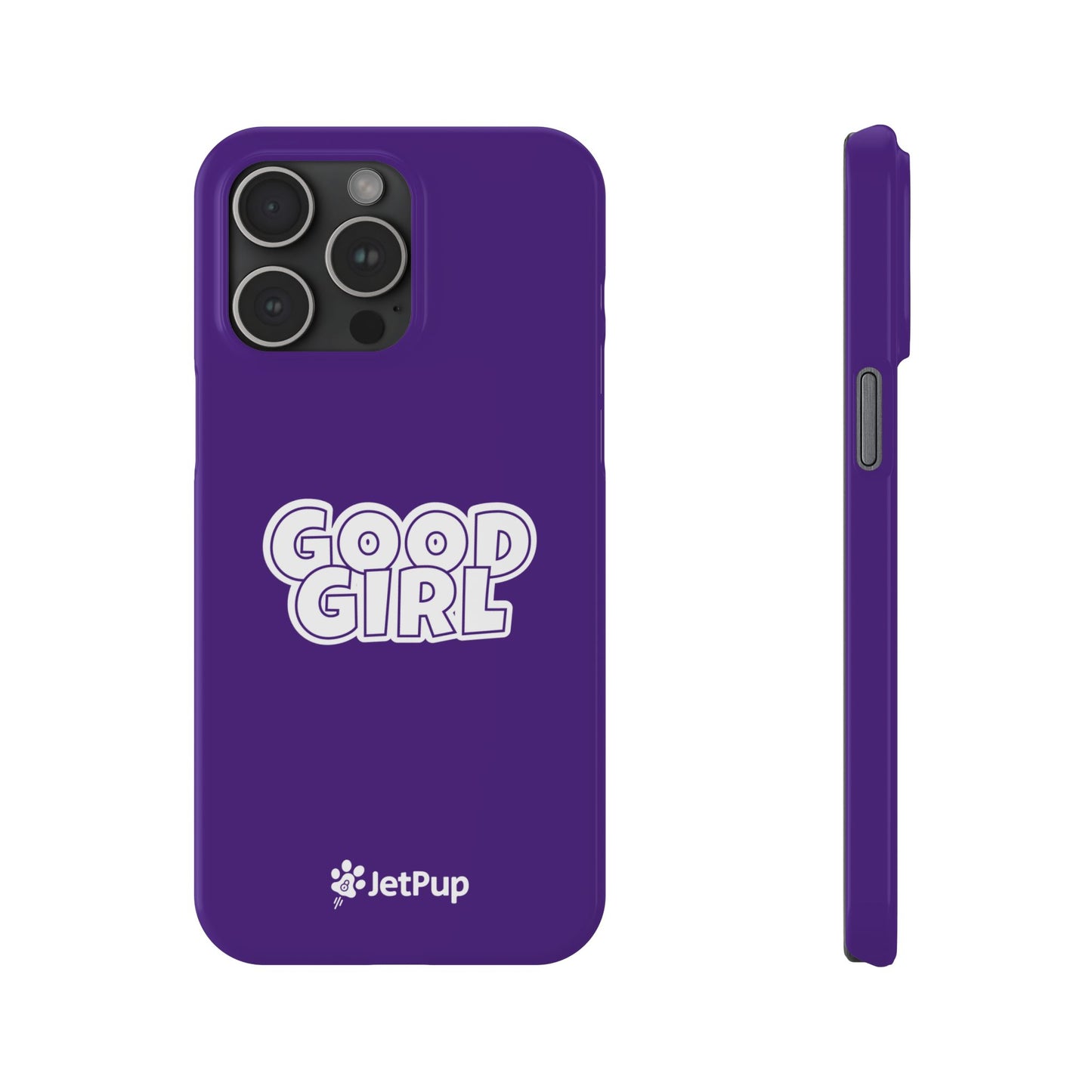 Good Girl Slim iPhone Cases - Purple