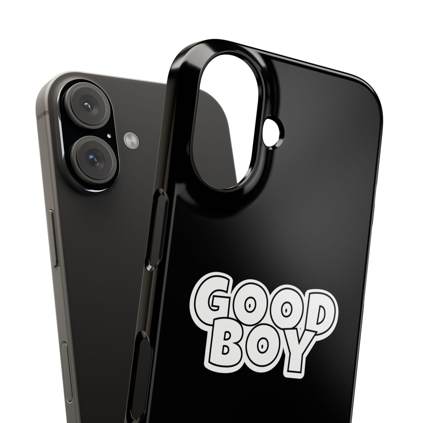 Good Boy Slim iPhone Cases - Black