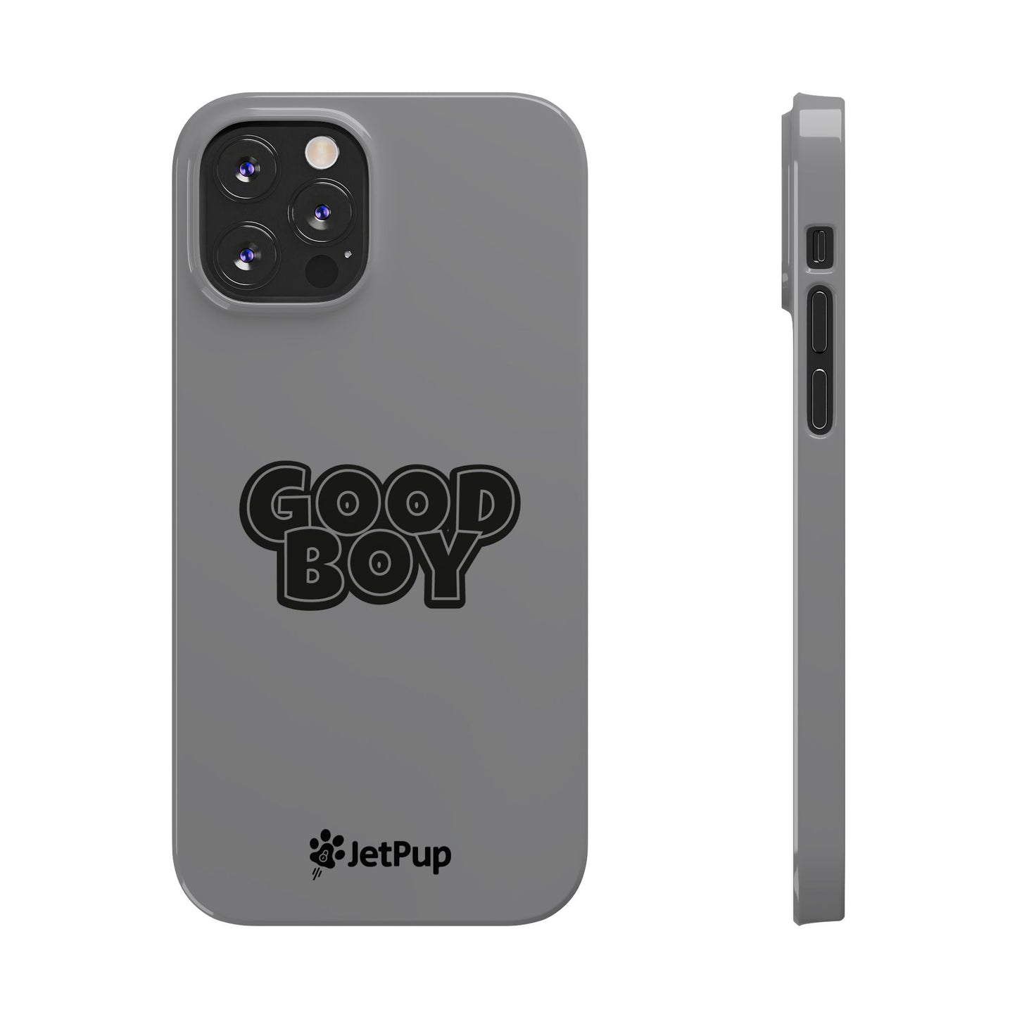 Good Boy Slim iPhone Cases - Grey