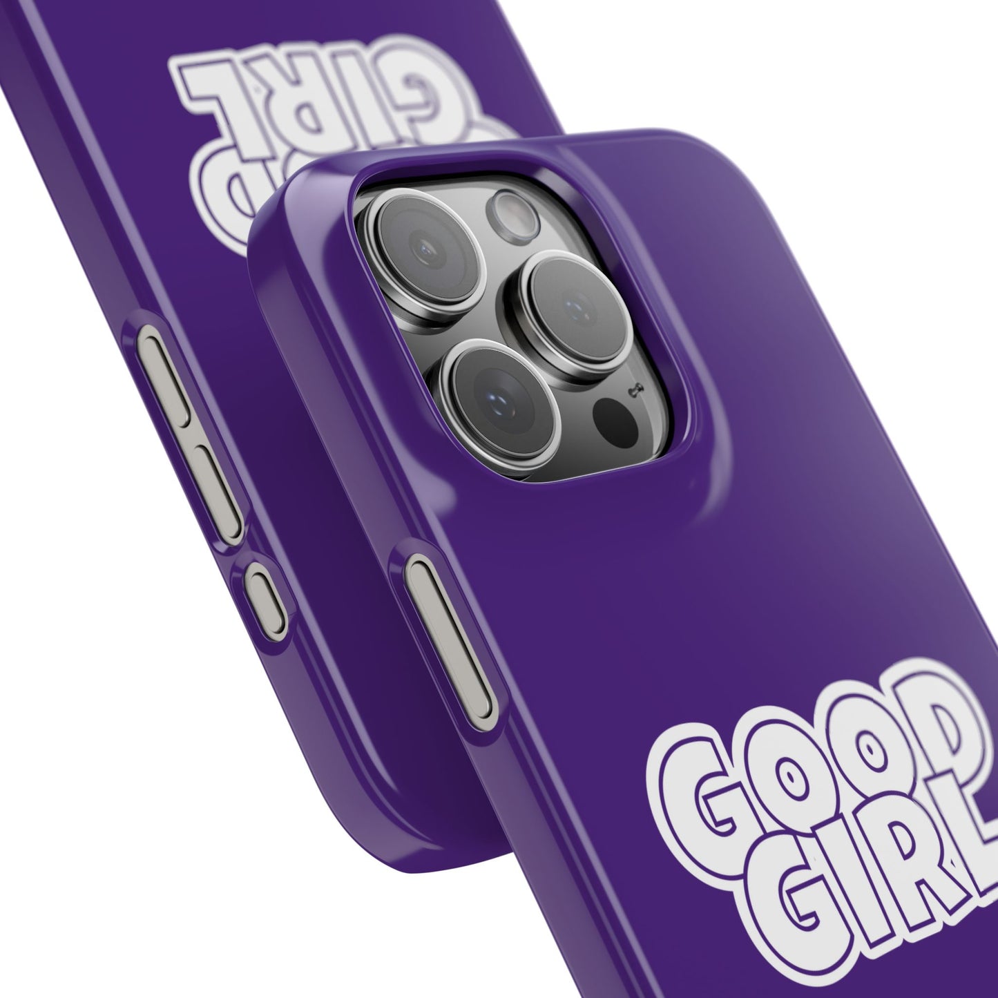 Good Girl Slim iPhone Cases - Purple