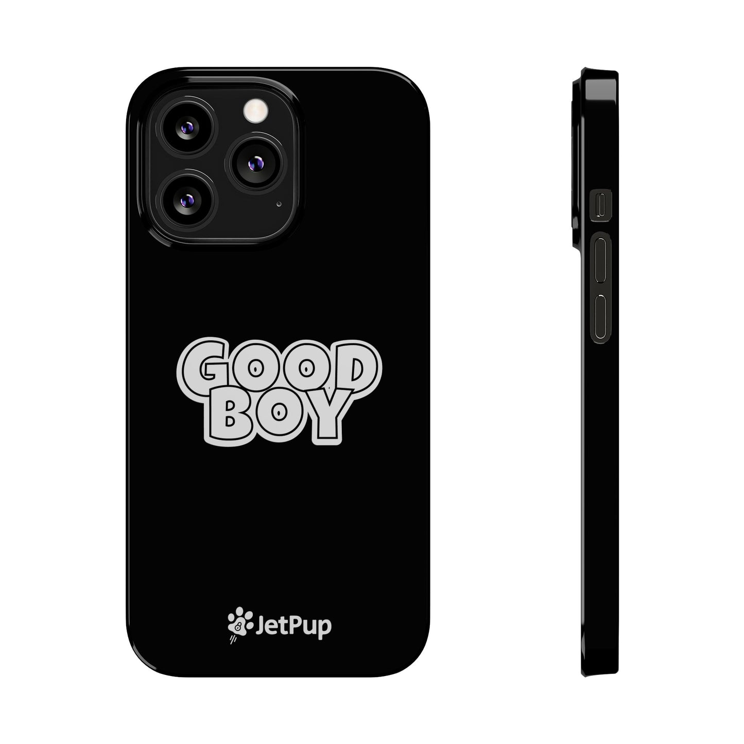 Good Boy Slim iPhone Cases - Black