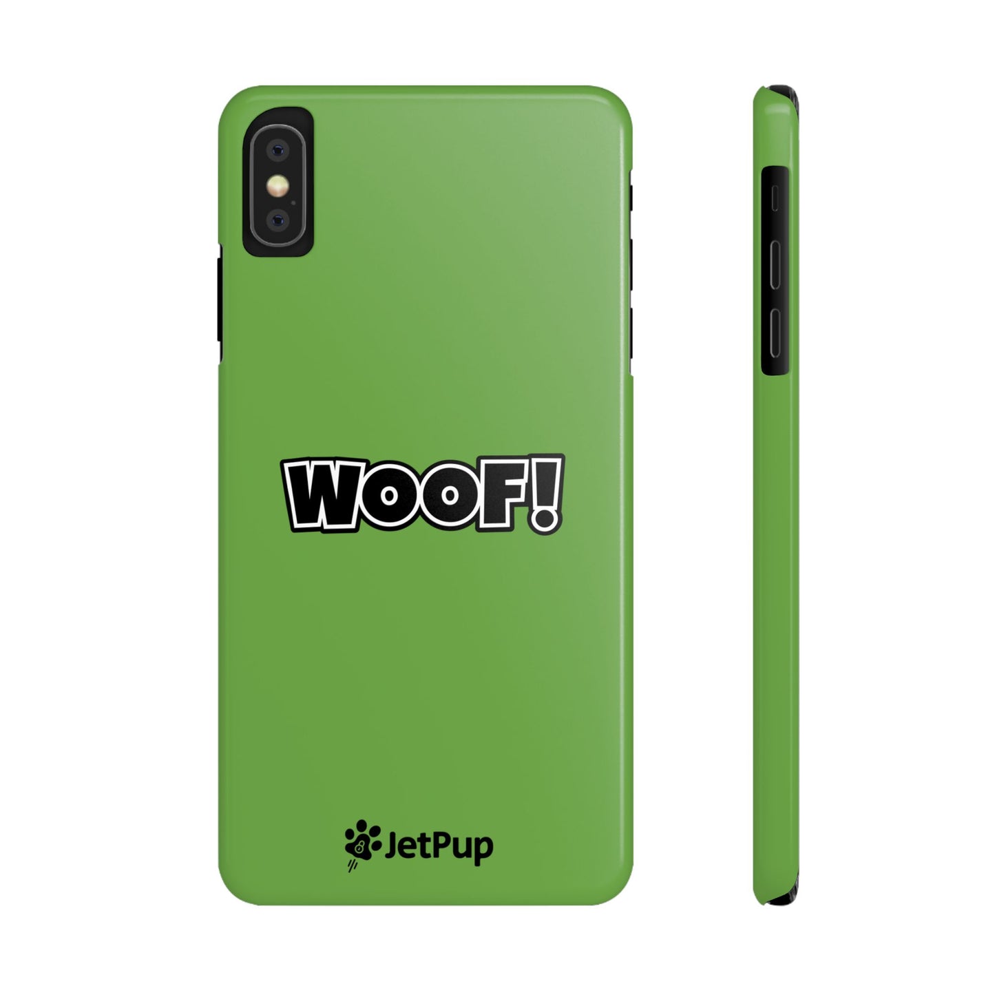 Woof Slim iPhone Cases - Green