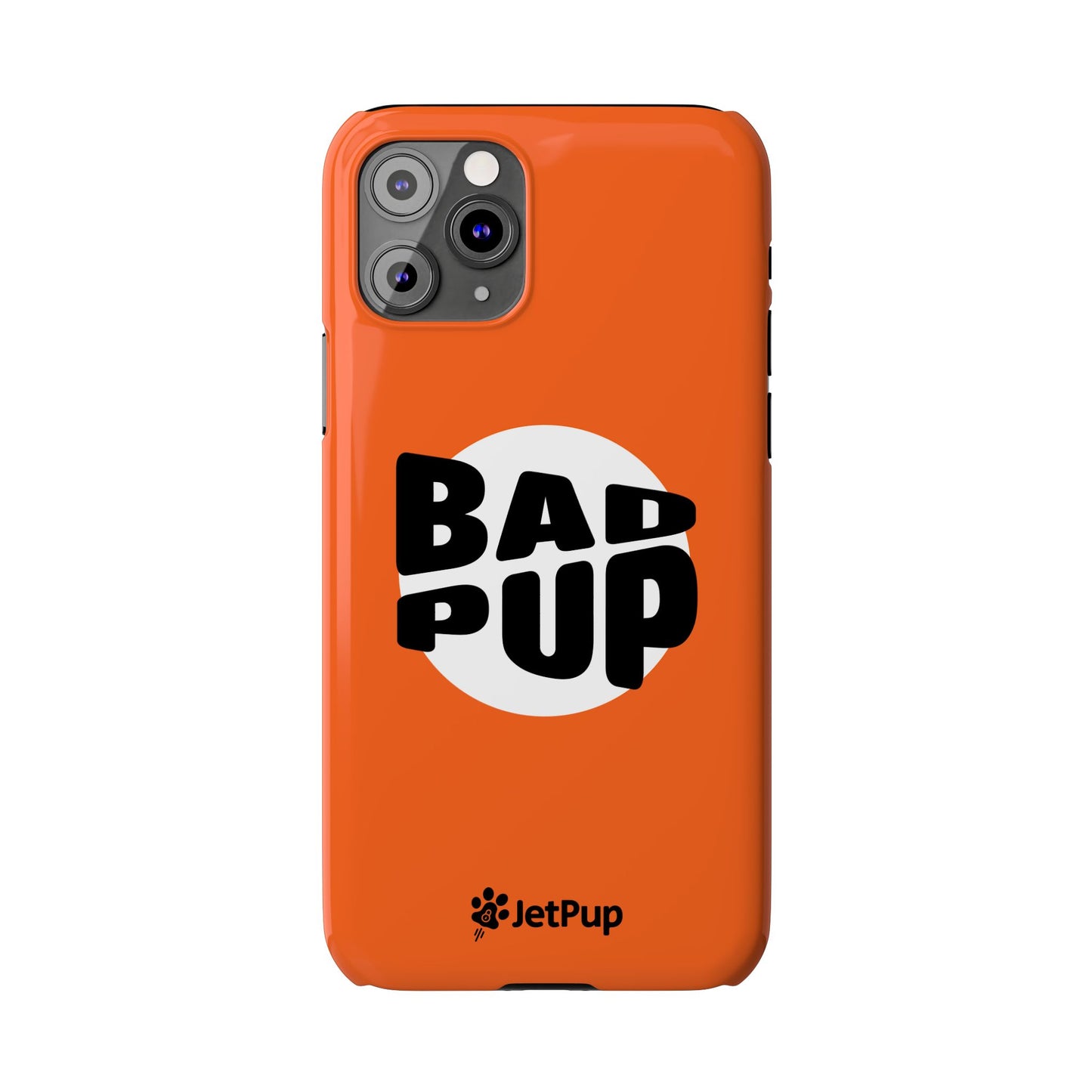 Bad Pup Slim iPhone Cases - Orange