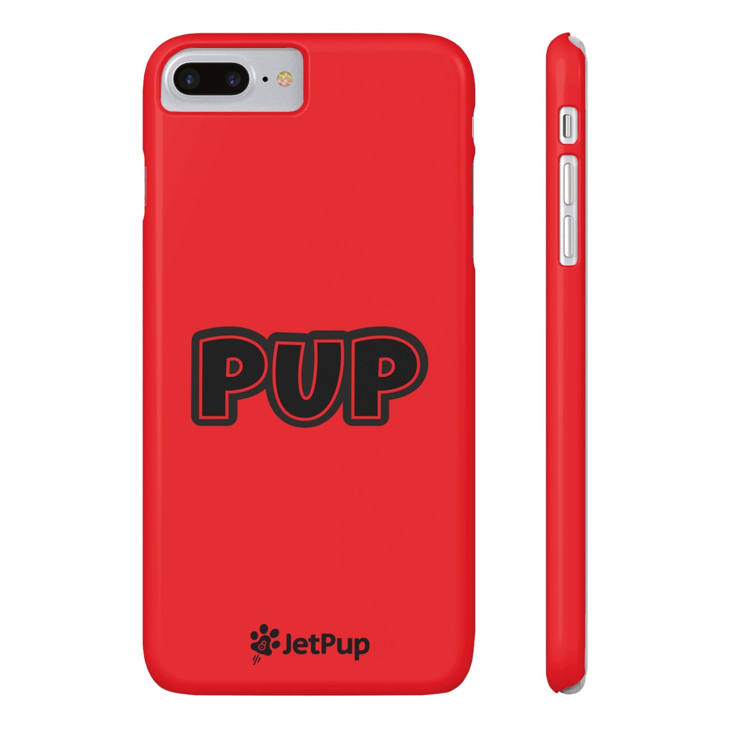 Pup Slim iPhone Cases - Red