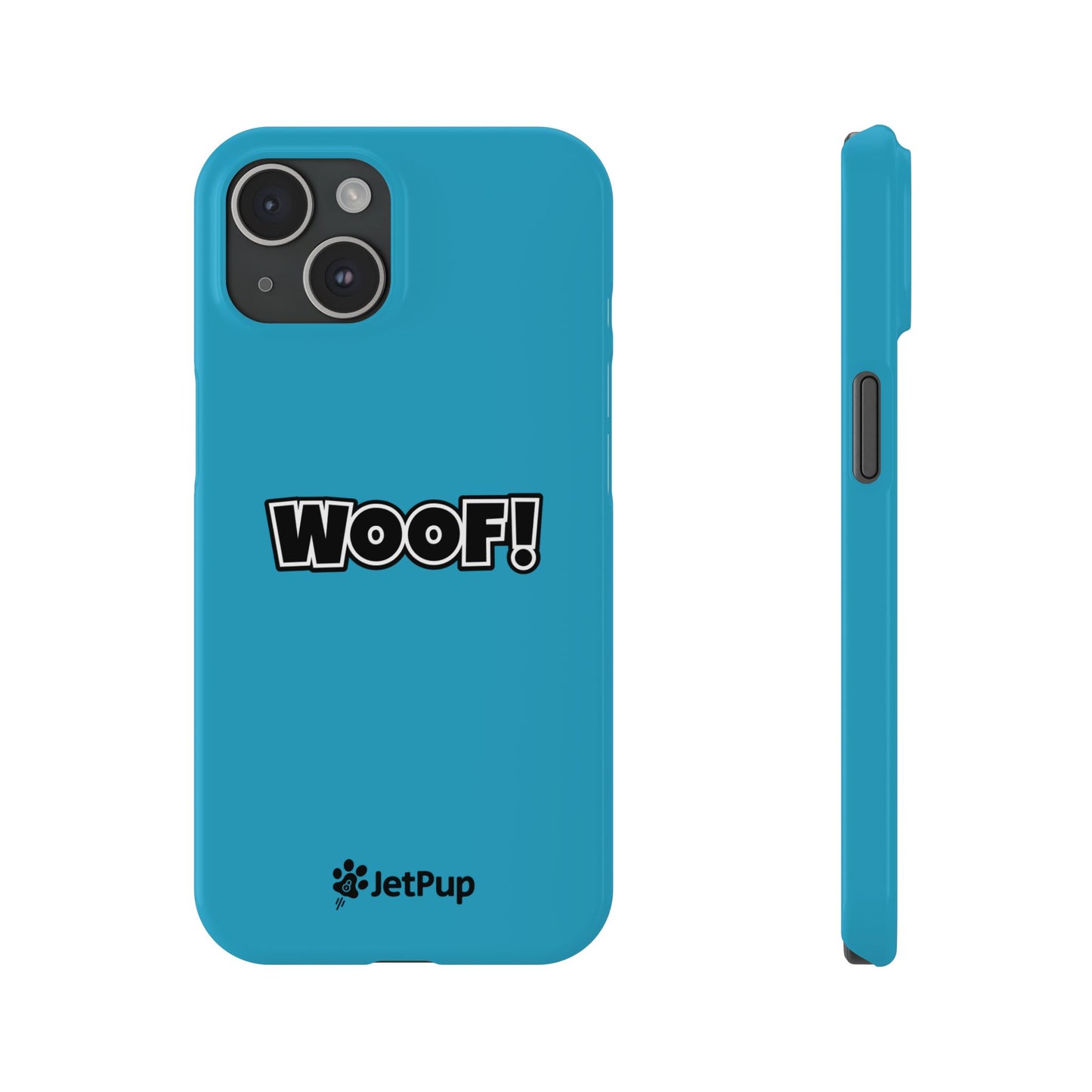 Woof Slim iPhone Cases -Turquoise