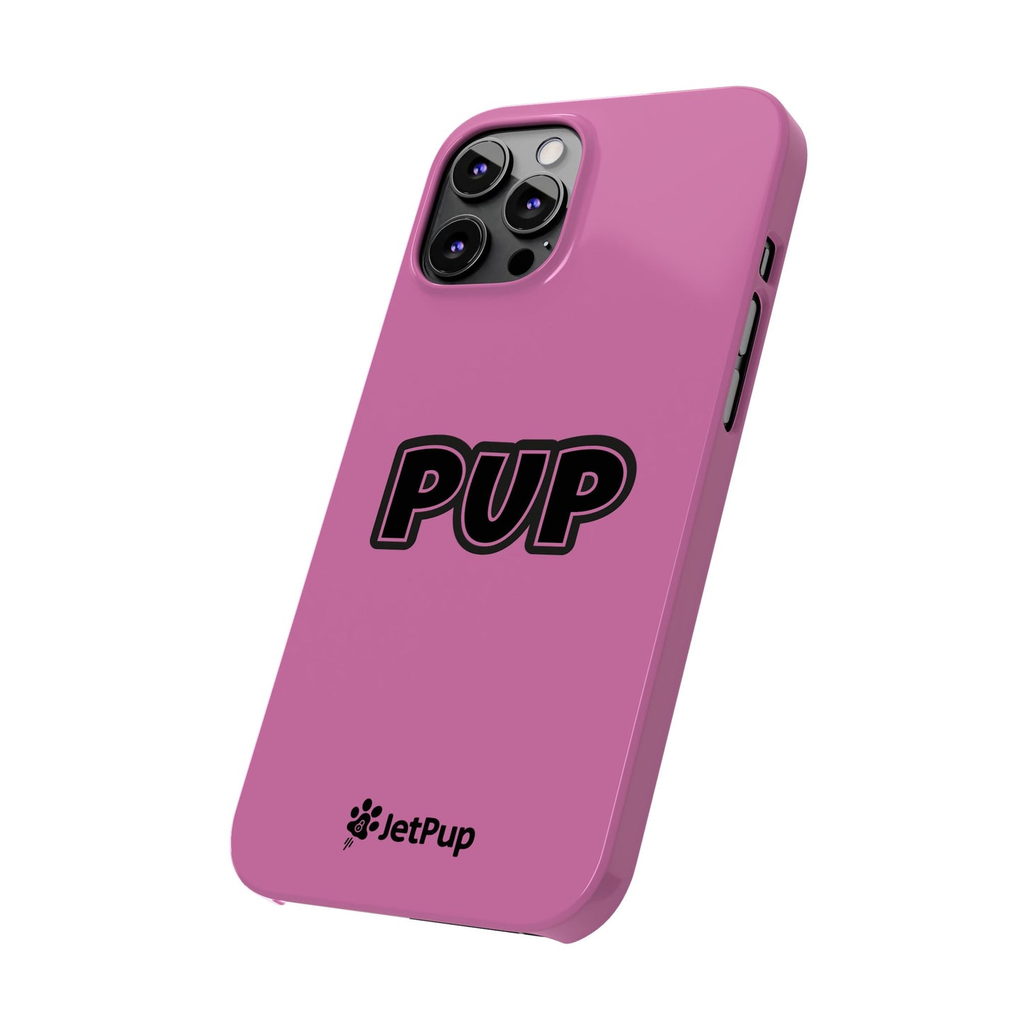 Pup Slim iPhone Cases - Pink