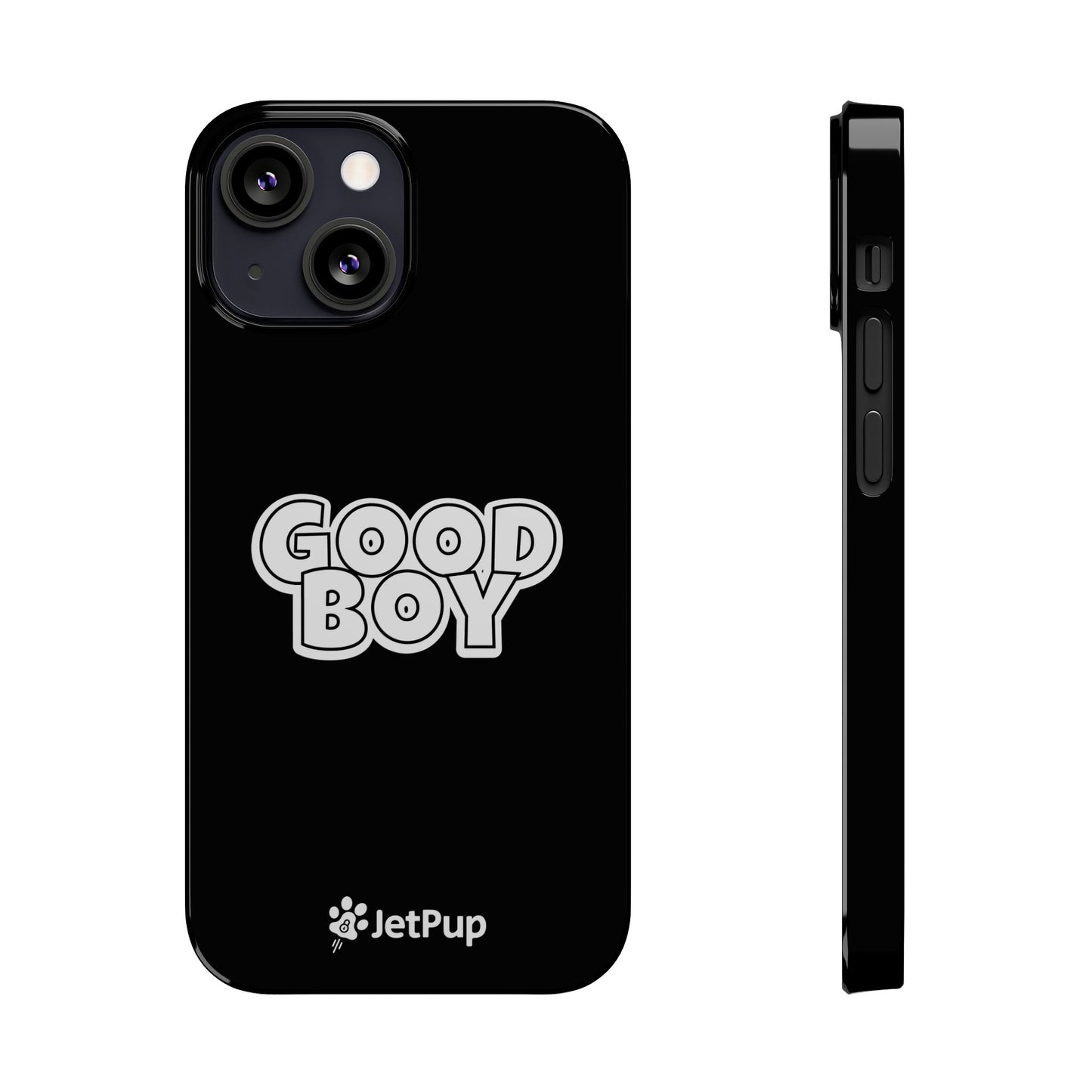 Good Boy Slim iPhone Cases - Black