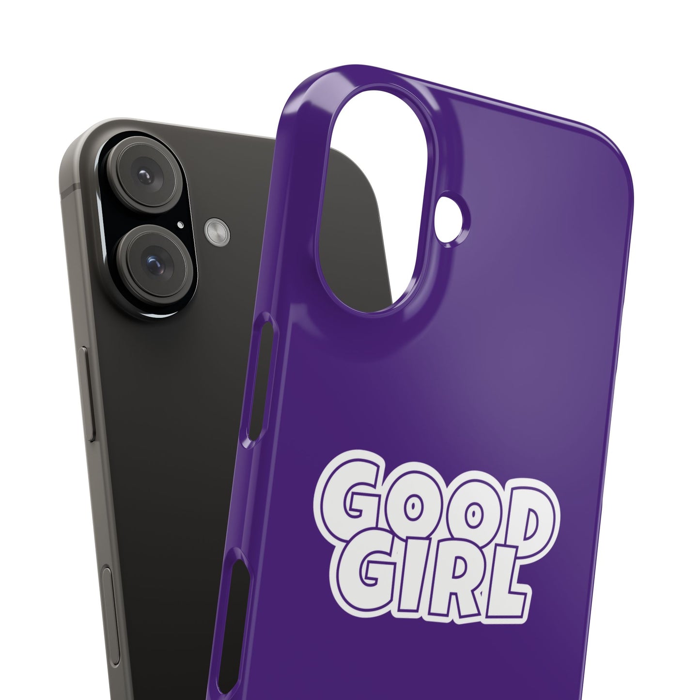 Good Girl Slim iPhone Cases - Purple