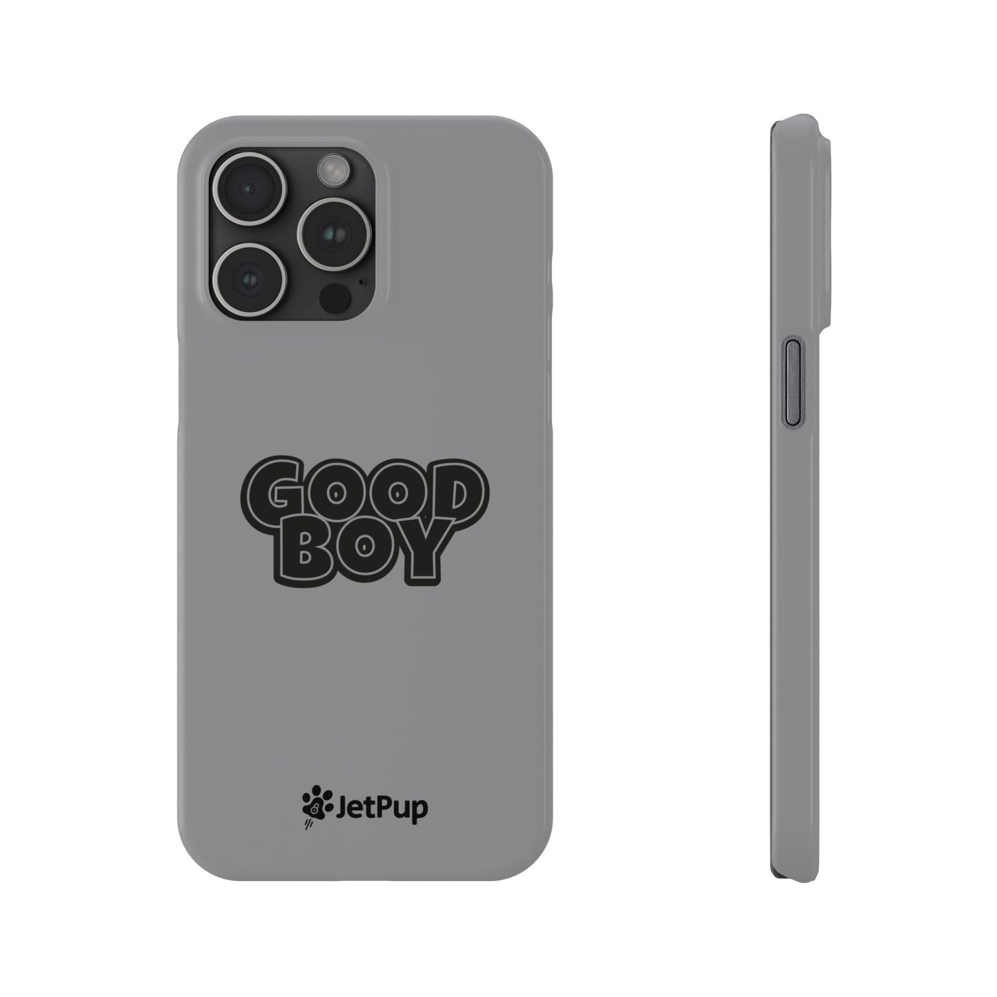 Good Boy Slim iPhone Cases - Grey