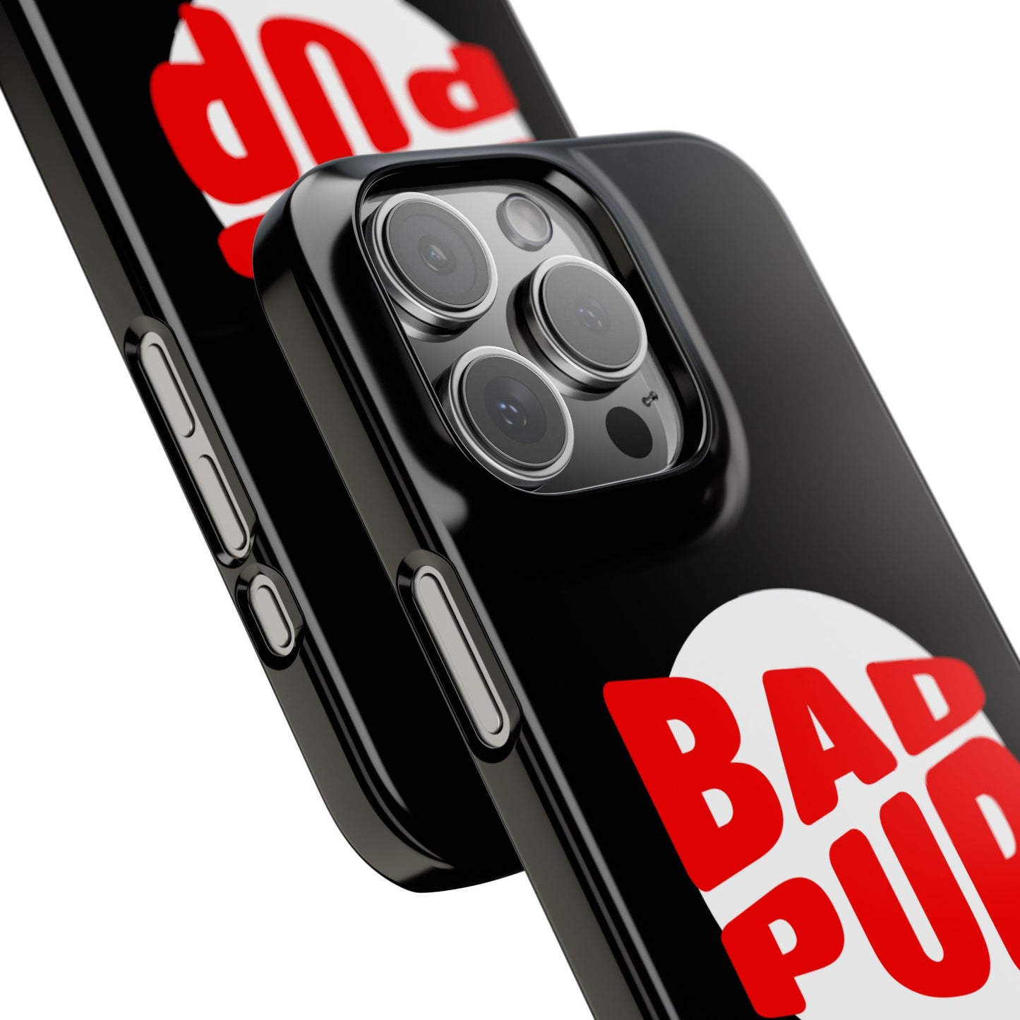 Bad Pup Slim iPhone Cases - Black