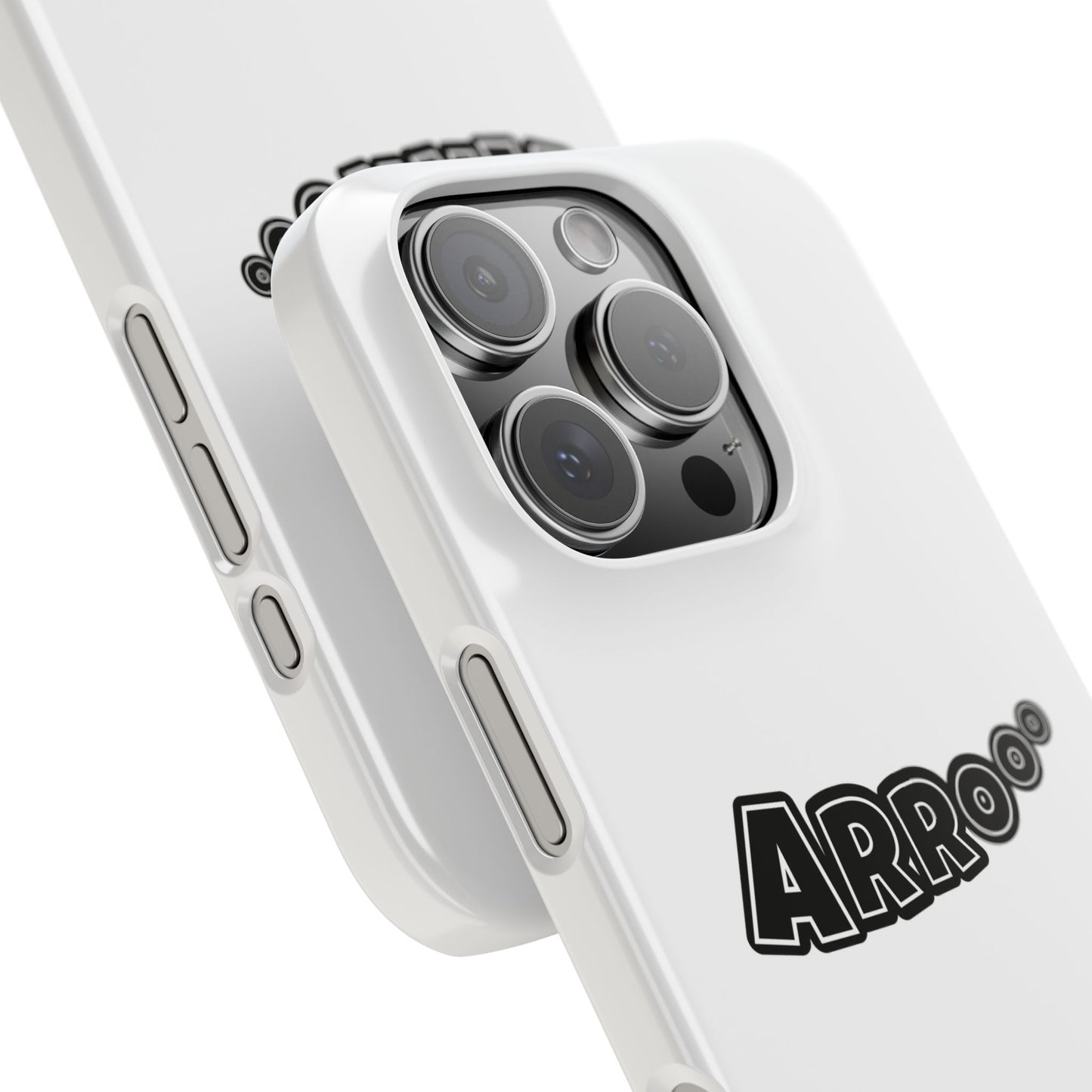 Arrooo Slim iPhone Cases - White