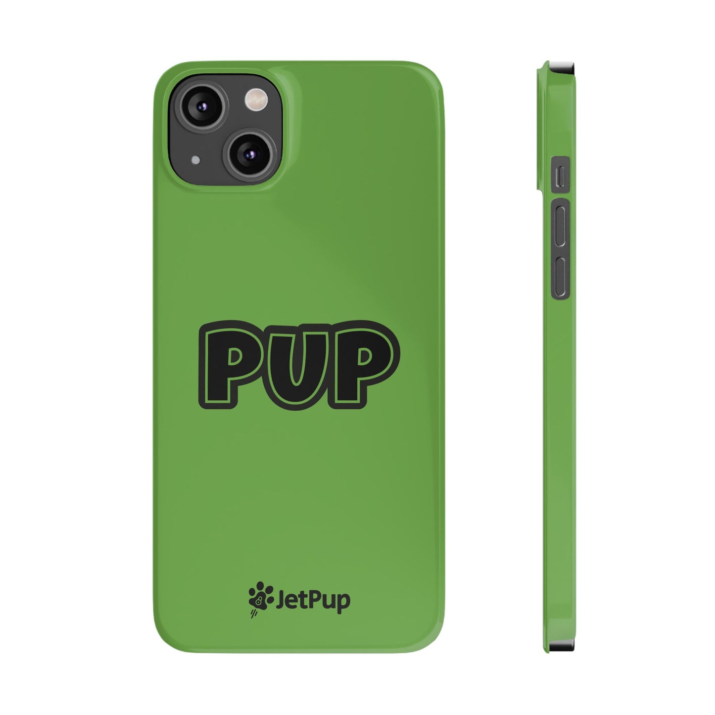 Pup Slim iPhone Cases - Green