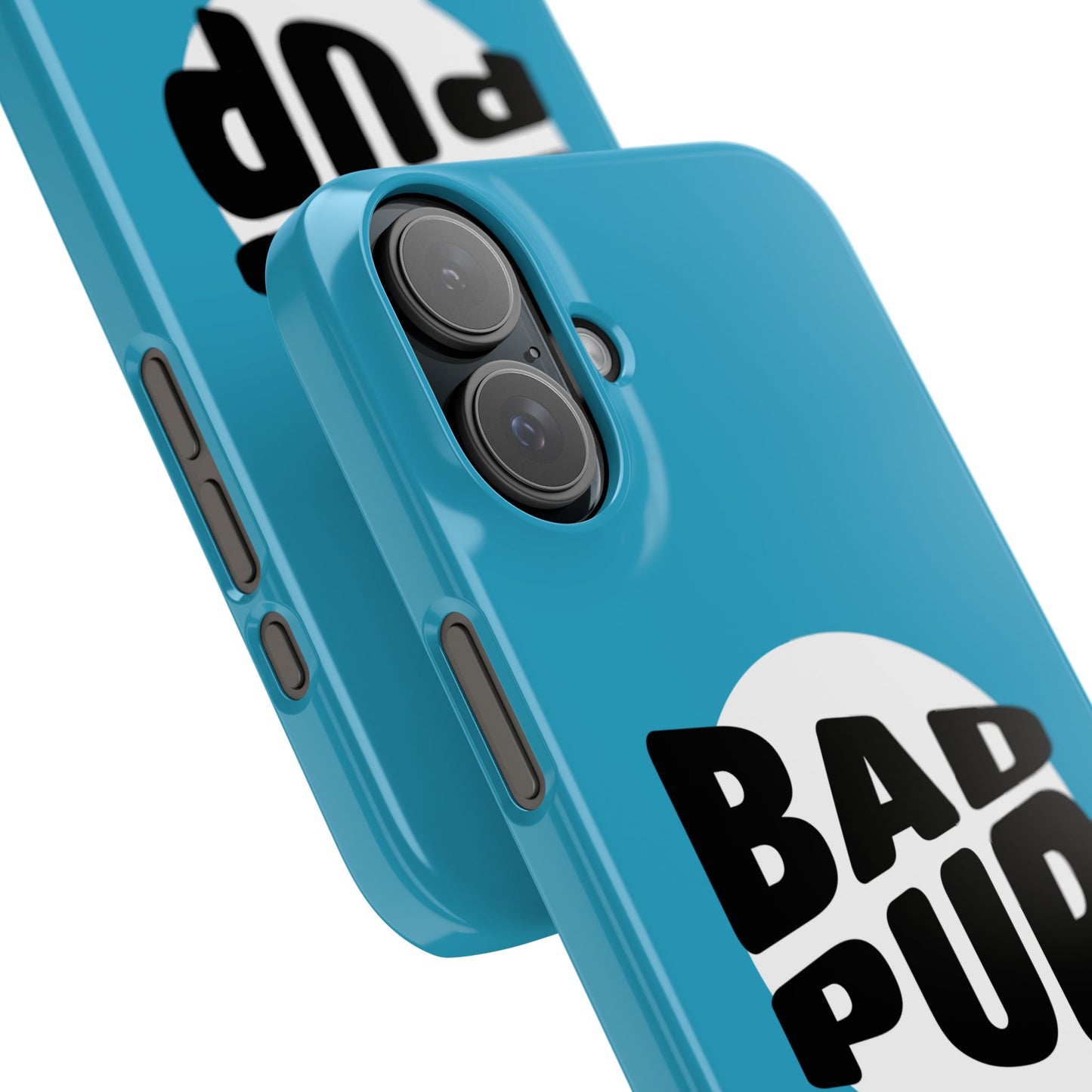 Bad Pup Slim iPhone Cases - Turquoise
