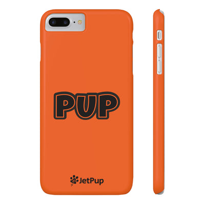 Pup Slim iPhone Cases - Orange