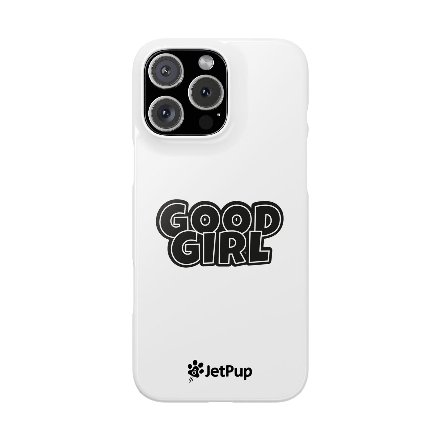 Good Girl Slim iPhone Cases - White