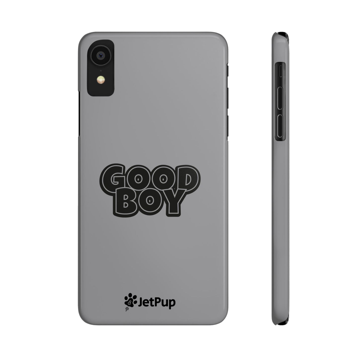 Good Boy Slim iPhone Cases - Grey