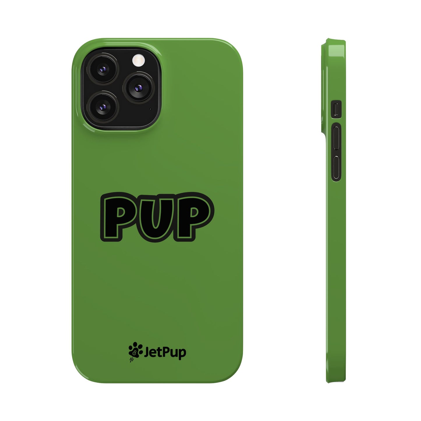 Pup Slim iPhone Cases - Green
