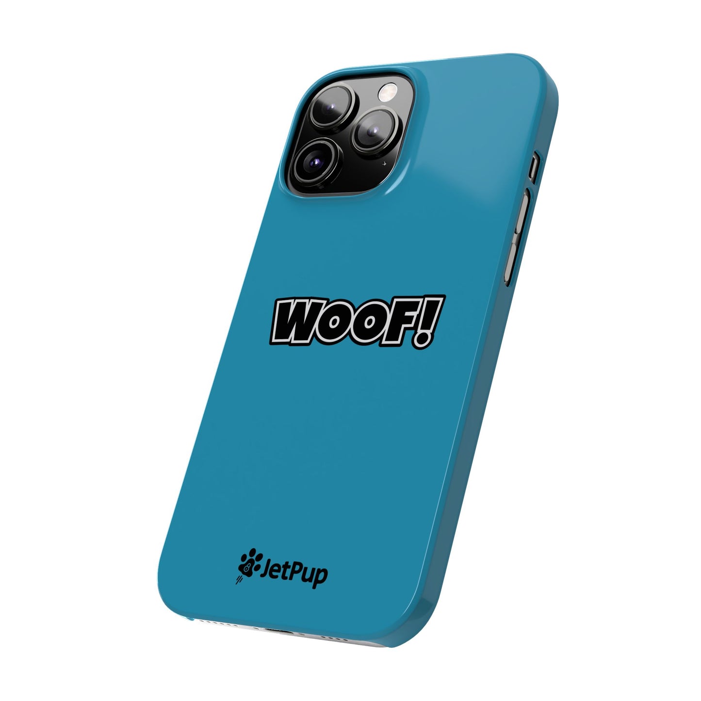 Woof Slim iPhone Cases -Turquoise