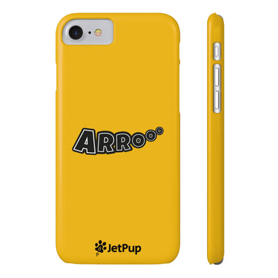 Arrooo Slim iPhone Cases - Yellow