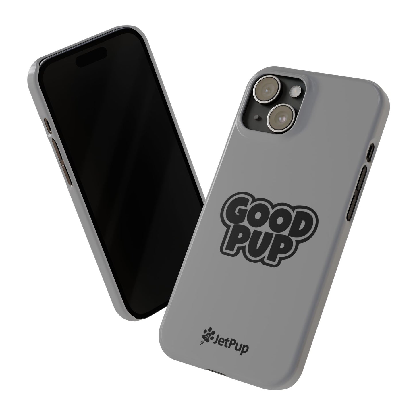 Good Pup Slim iPhone Cases - Grey