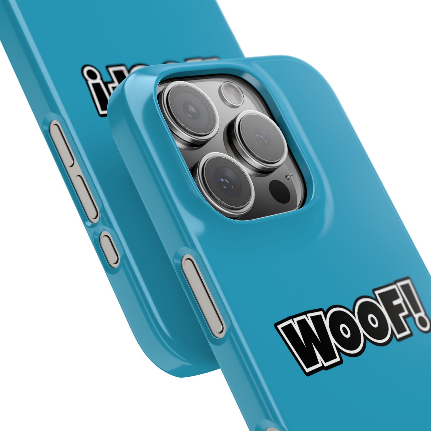 Woof Slim iPhone Cases -Turquoise