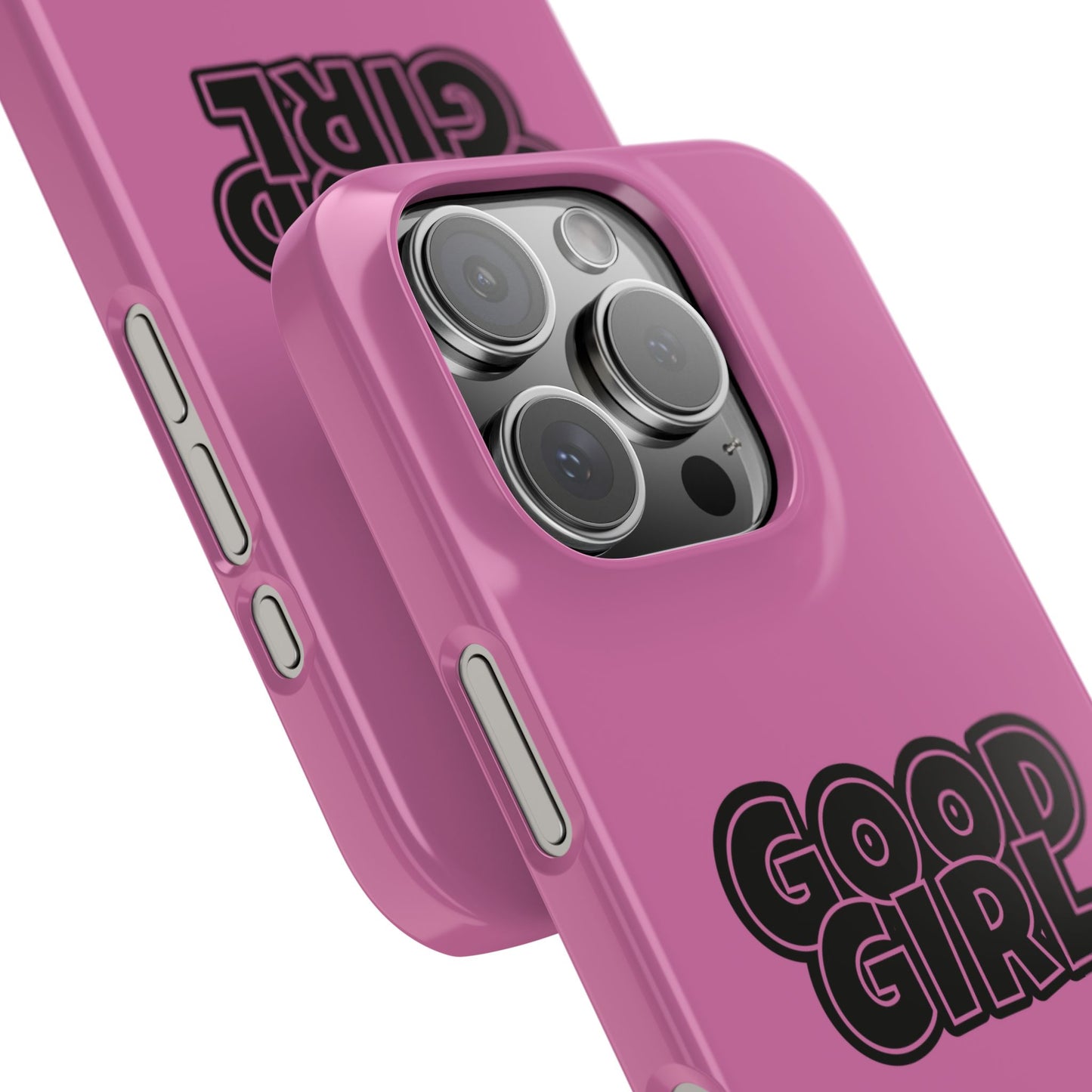 Good Girl Slim iPhone Cases - Pink
