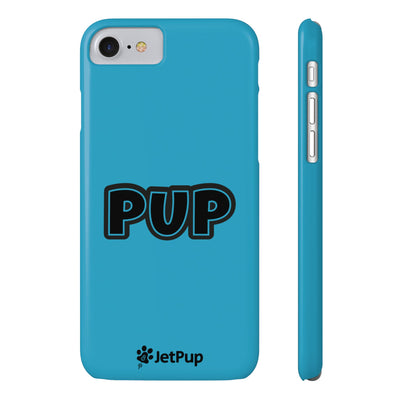 Pup Slim iPhone Cases - Turquoise