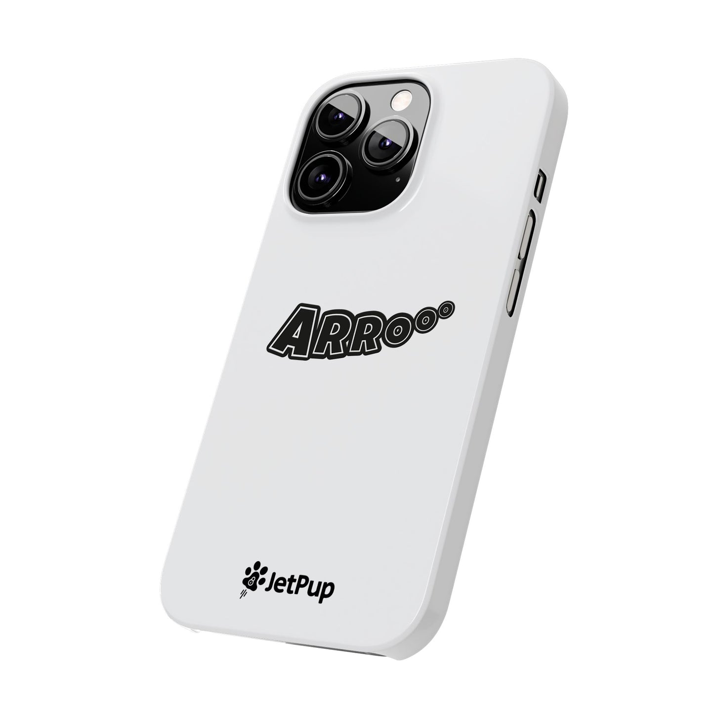 Arrooo Slim iPhone Cases - White