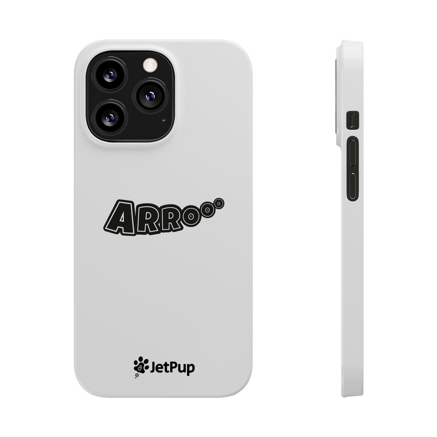 Arrooo Slim iPhone Cases - White
