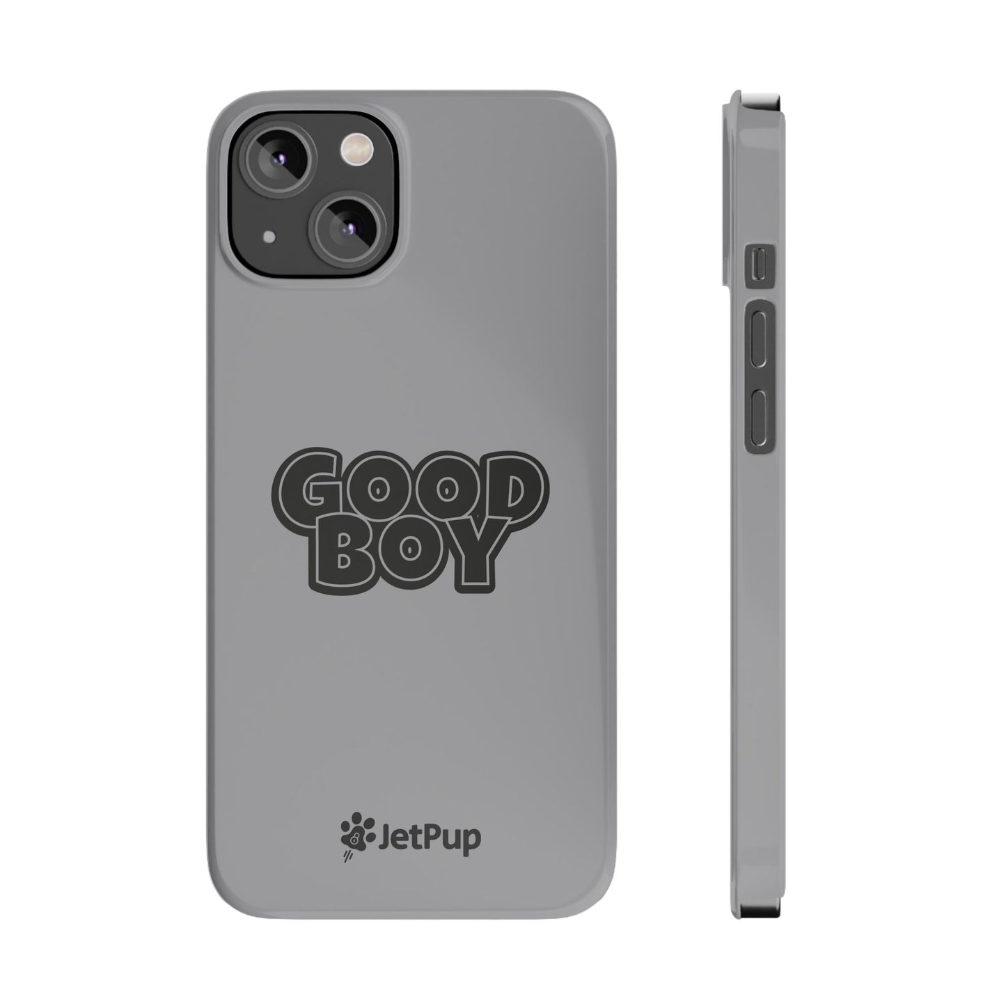 Good Boy Slim iPhone Cases - Grey