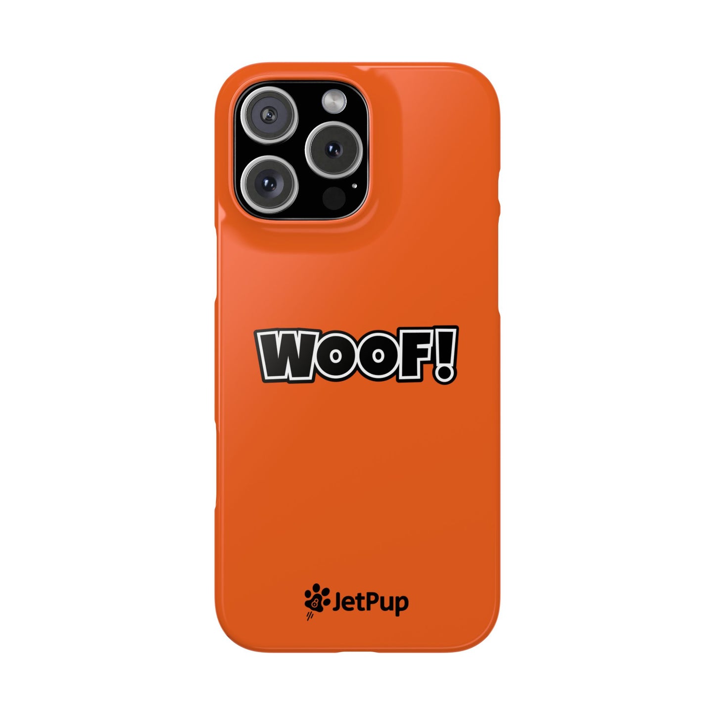 Woof Slim iPhone Cases - Orange
