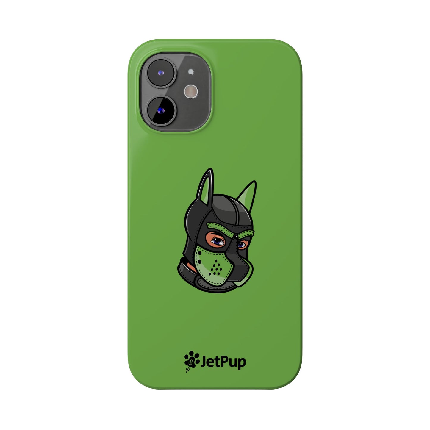 Pup Hood Slim iPhone Cases - Green