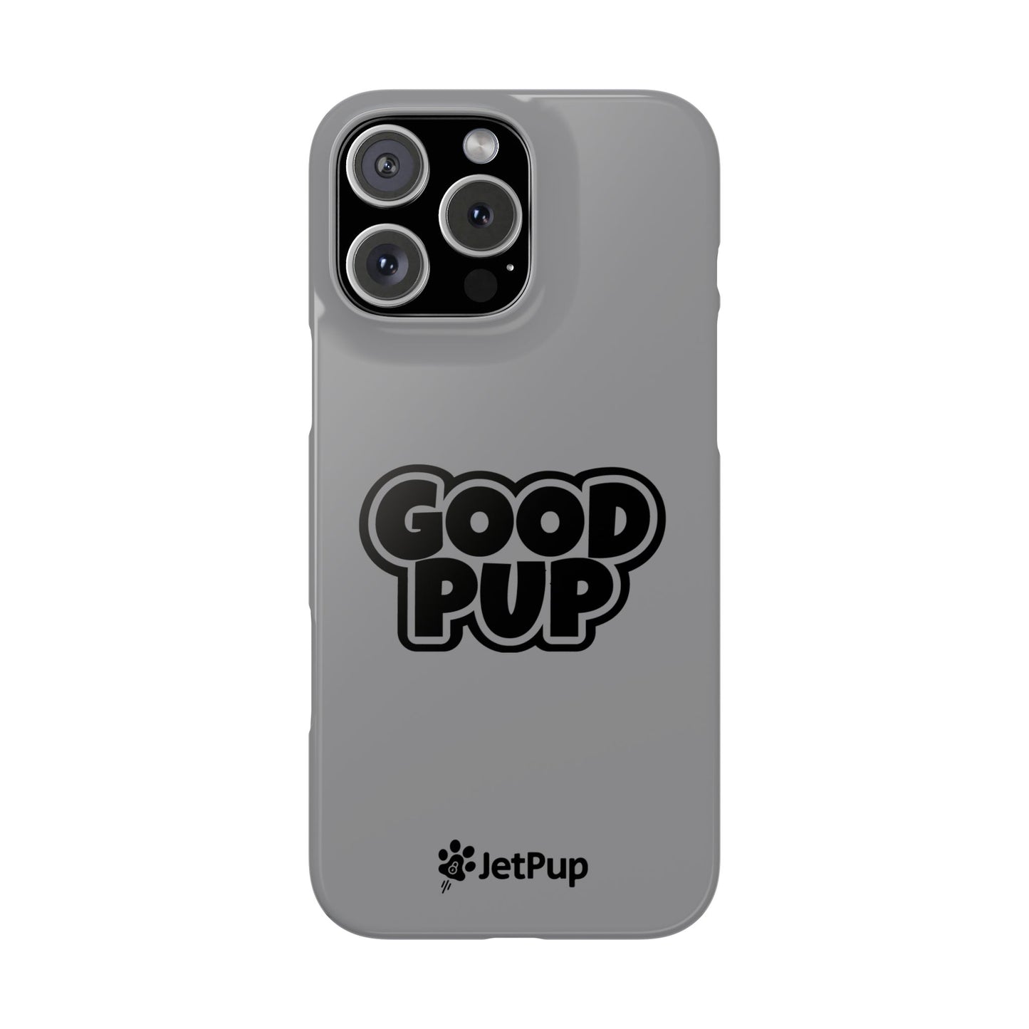 Good Pup Slim iPhone Cases - Grey