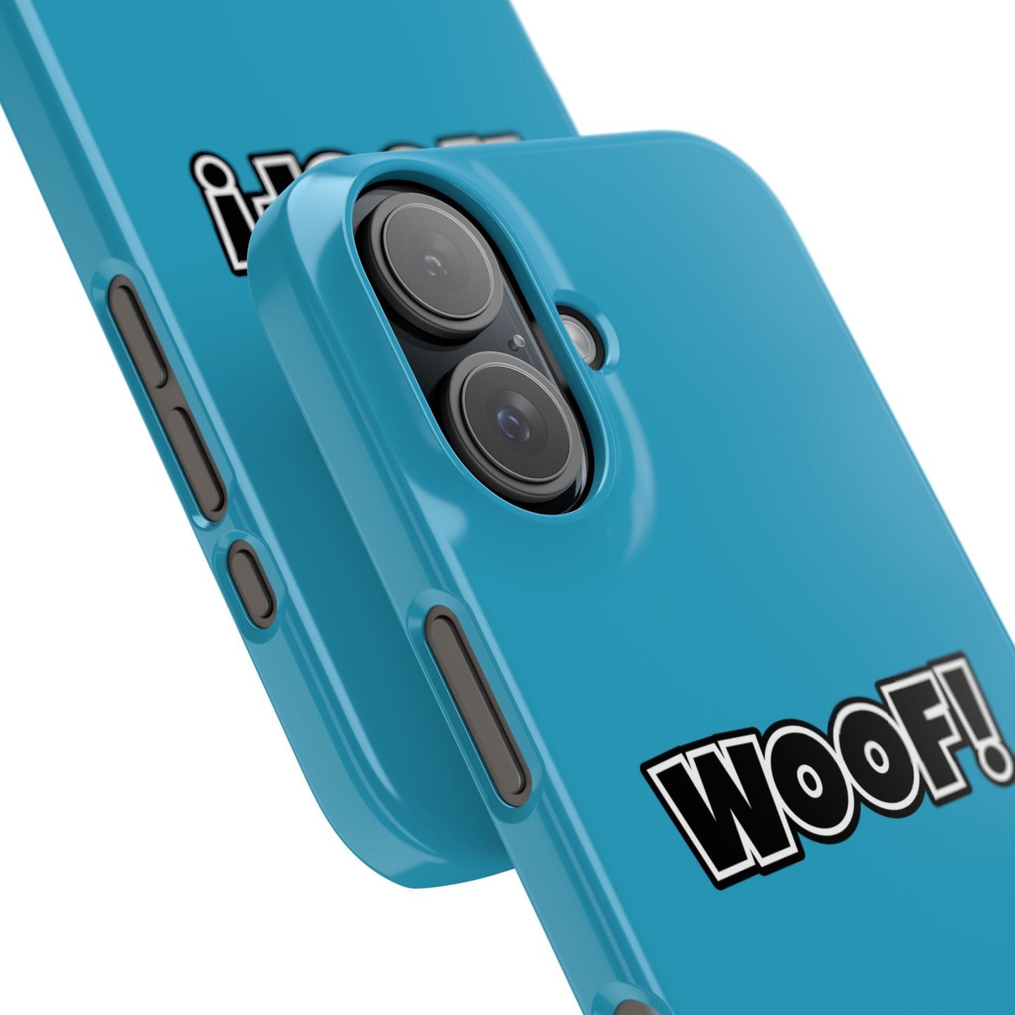 Woof Slim iPhone Cases -Turquoise