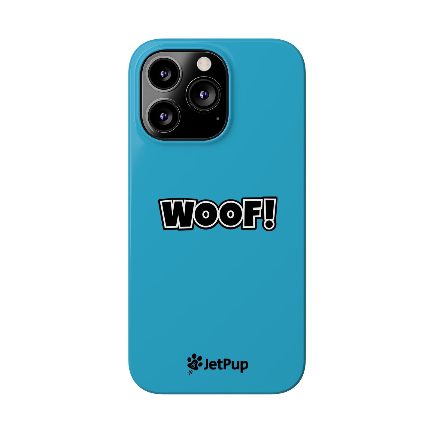 Woof Slim iPhone Cases -Turquoise
