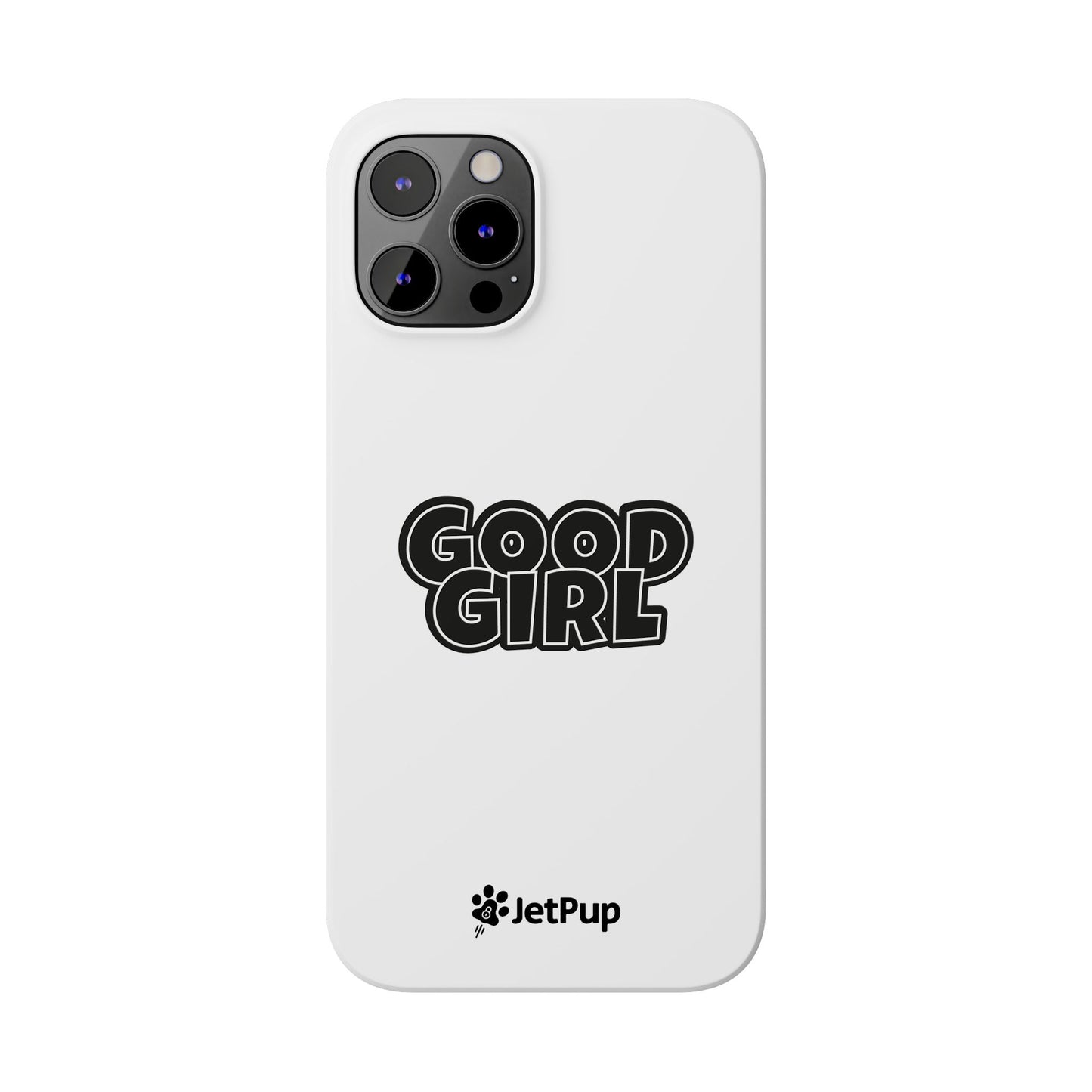 Good Girl Slim iPhone Cases - White