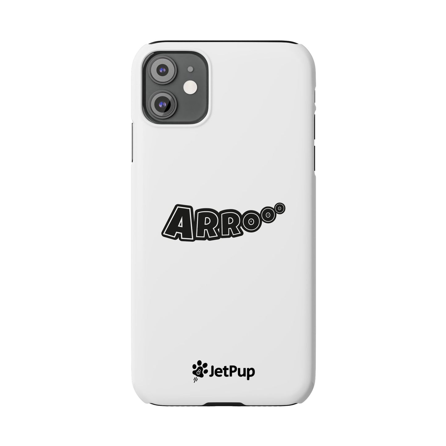 Arrooo Slim iPhone Cases - White