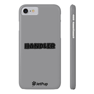 Handler Slim iPhone Cases - Grey