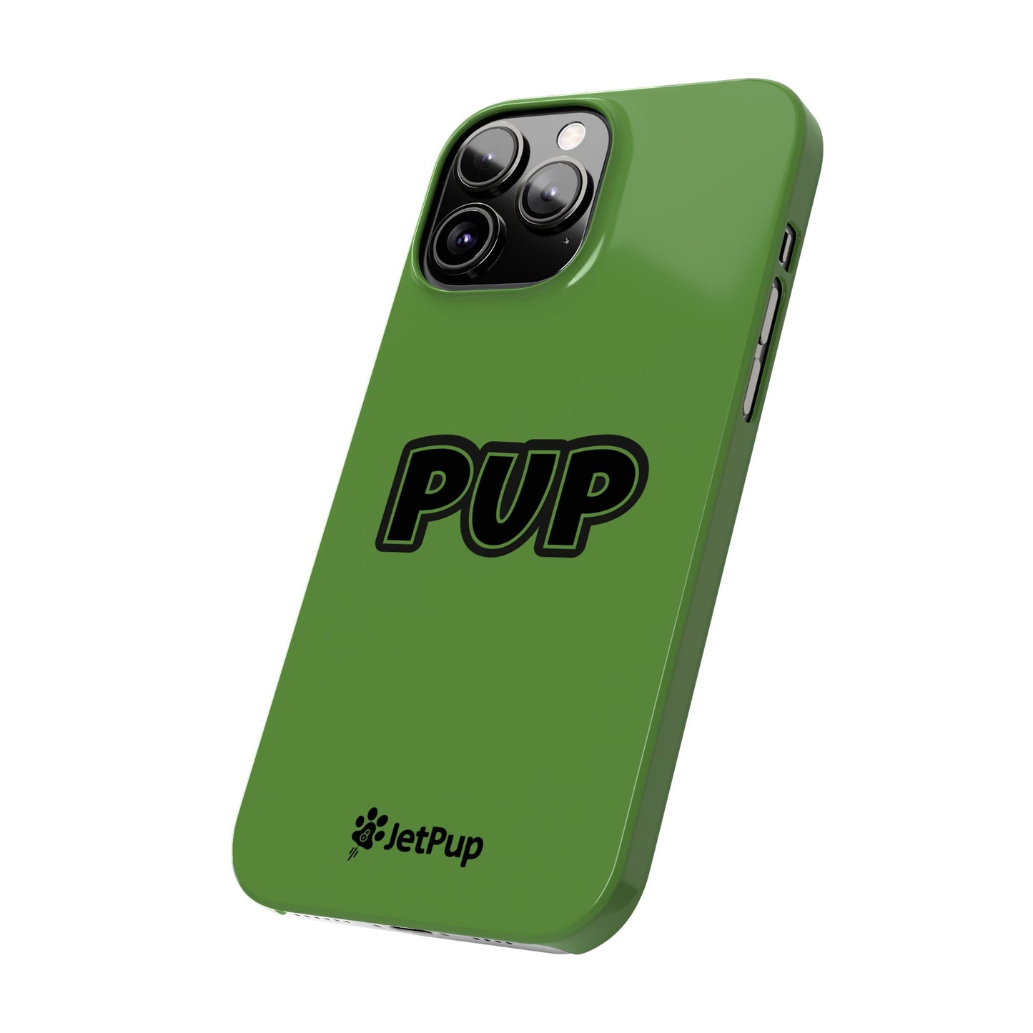 Pup Slim iPhone Cases - Green