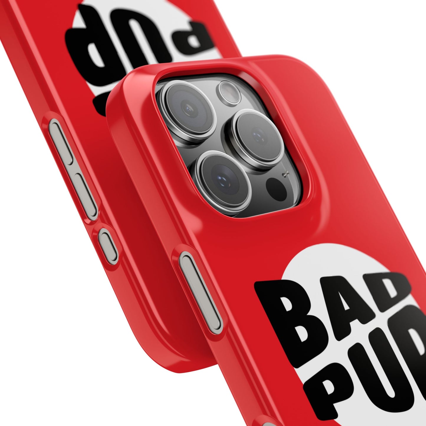 Bad Pup Slim iPhone Cases - Red