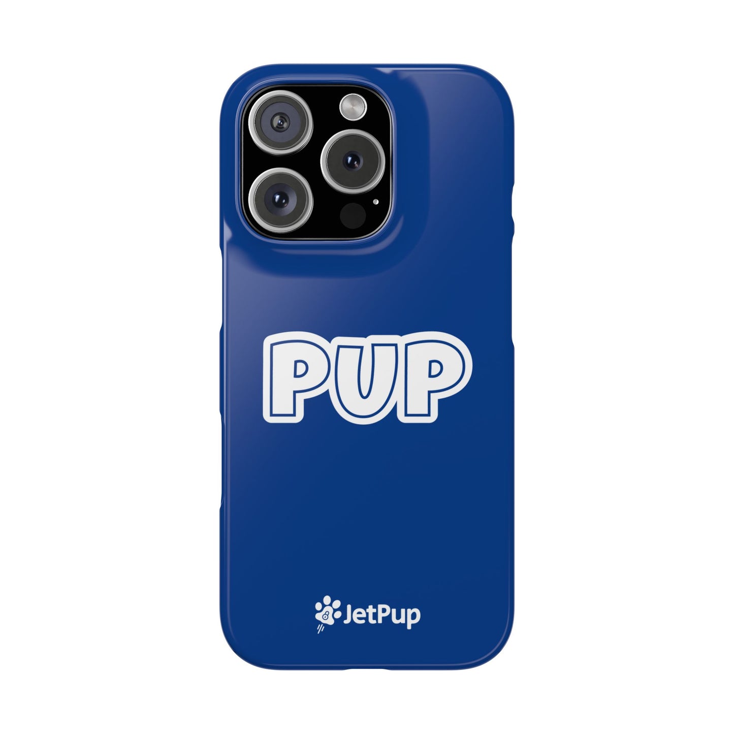 Pup Slim iPhone Cases - Blue