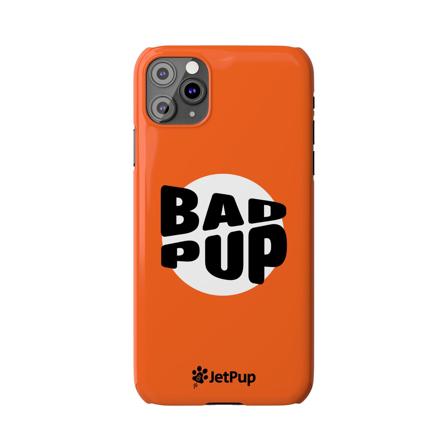 Bad Pup Slim iPhone Cases - Orange