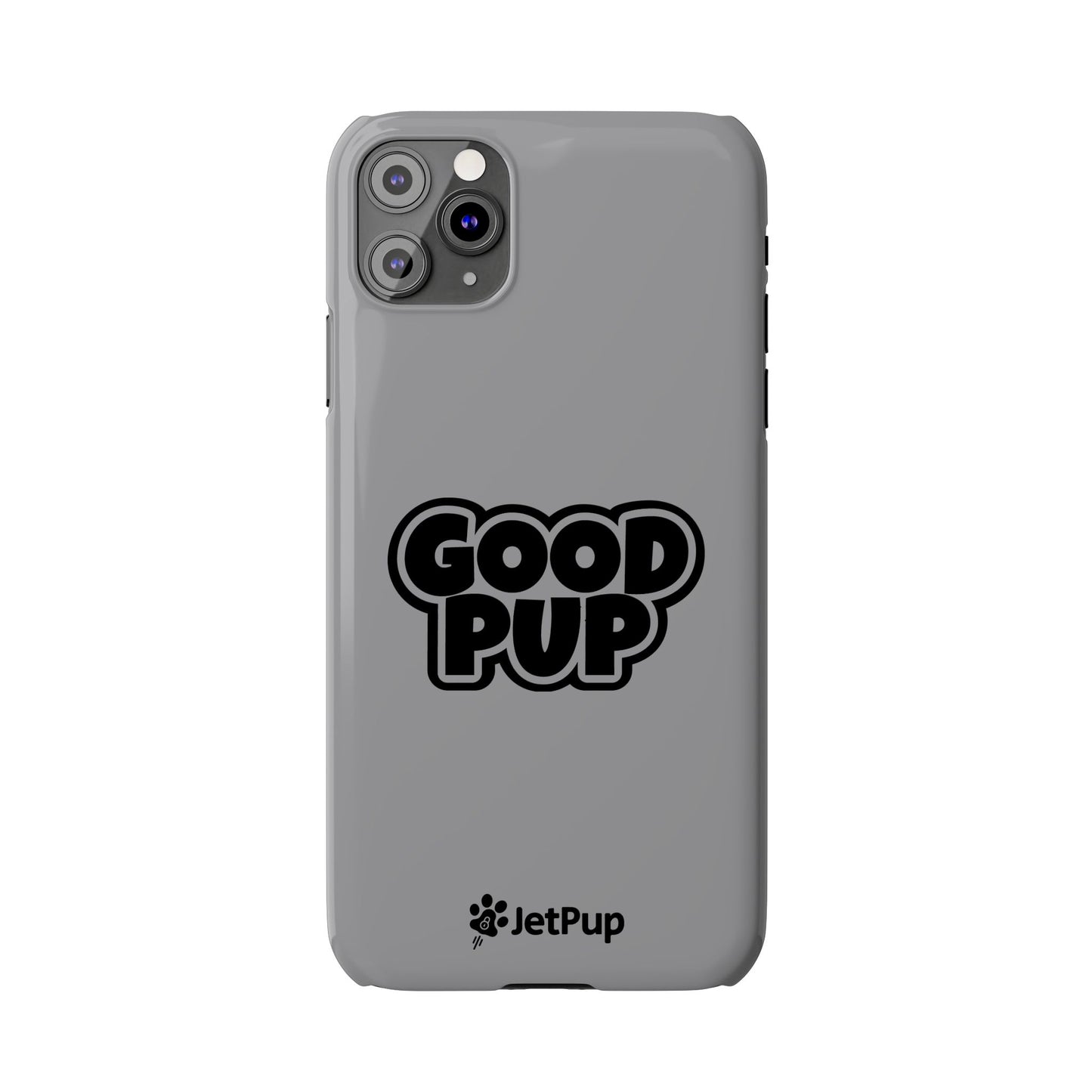 Good Pup Slim iPhone Cases - Grey