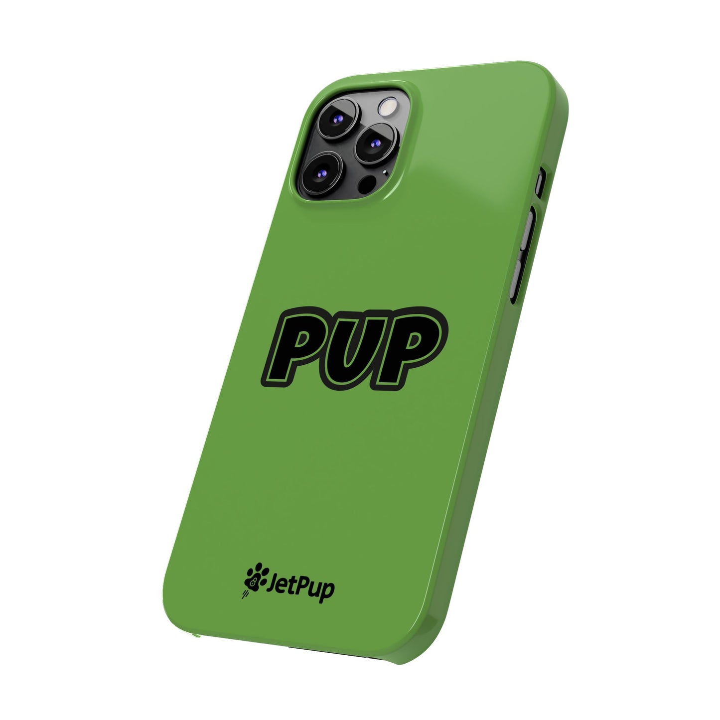 Pup Slim iPhone Cases - Green