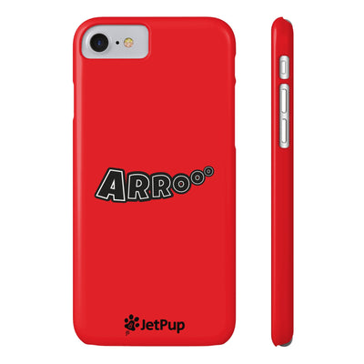 Arrooo Slim iPhone Cases - Red