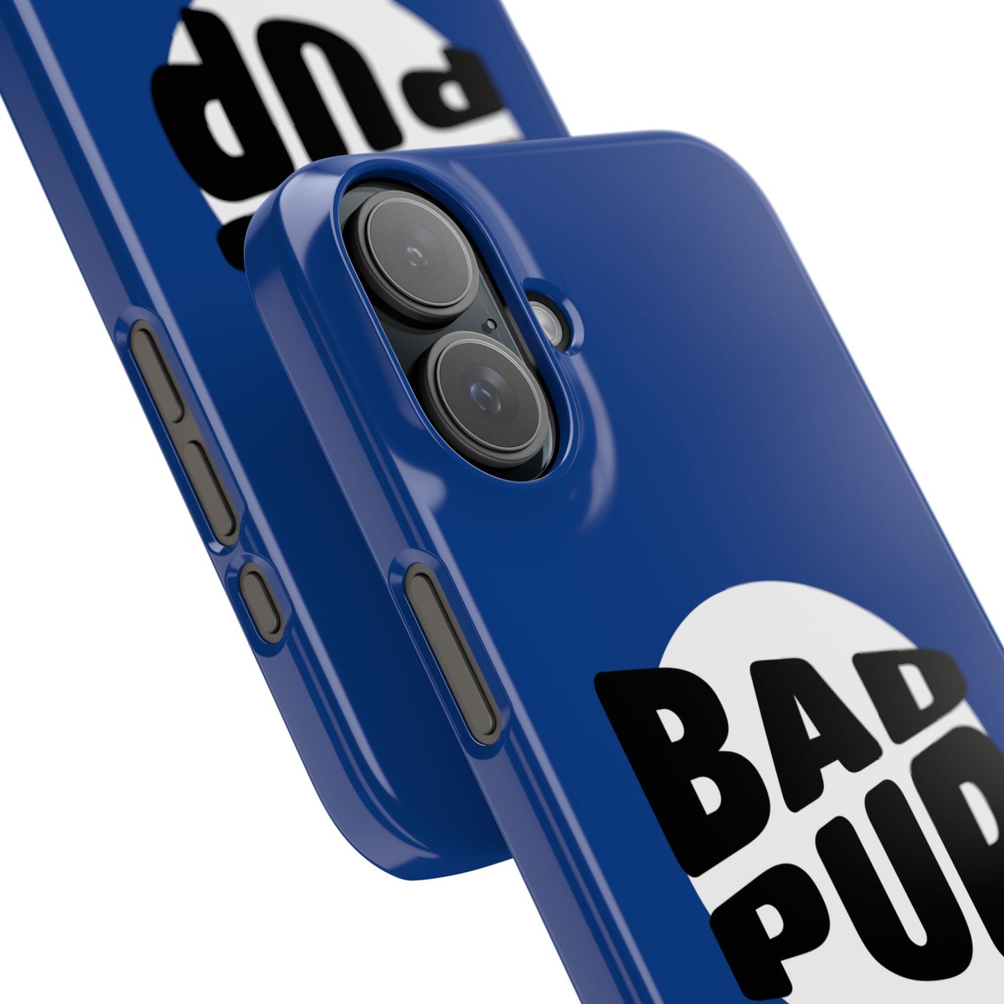 Bad Pup Slim iPhone Cases - Blue