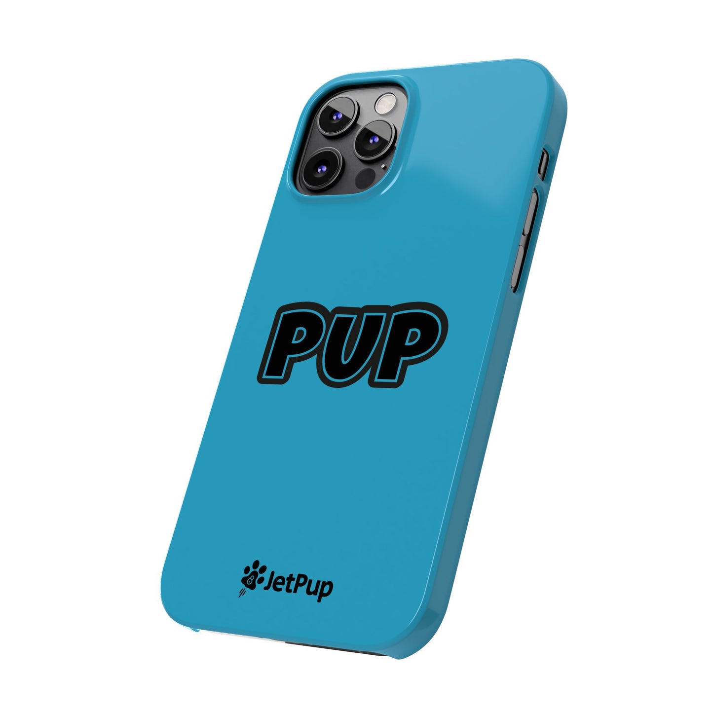 Pup Slim iPhone Cases - Turquoise