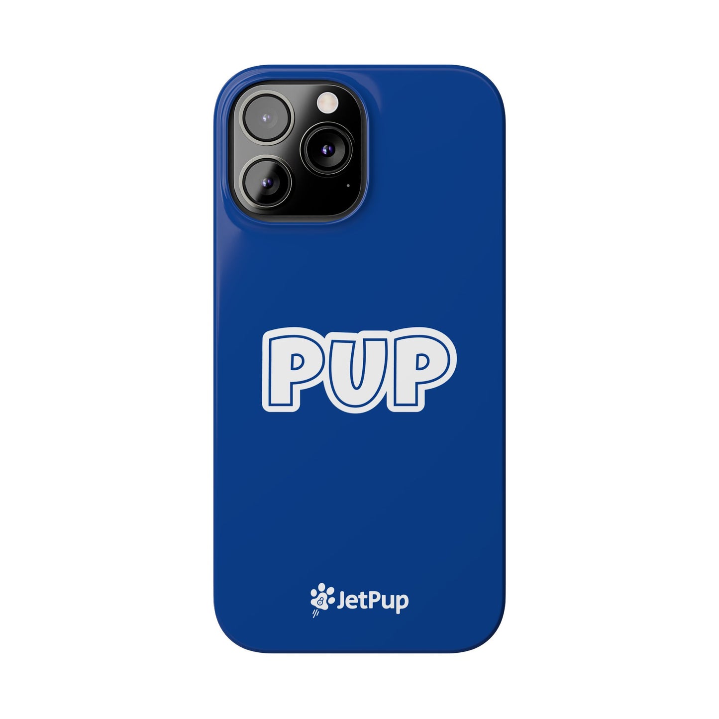 Pup Slim iPhone Cases - Blue